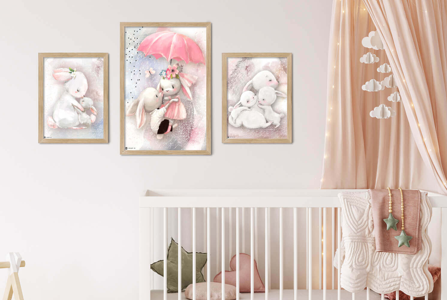 Les tableaux dibond colorés pour le mur dans la chambre enfant et bébé.