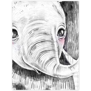 Tableau Enfant Éléphant
